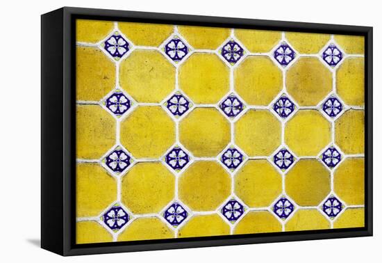 ¡Viva Mexico! Collection - Mosaics Yellow Bricks-Philippe Hugonnard-Framed Premier Image Canvas