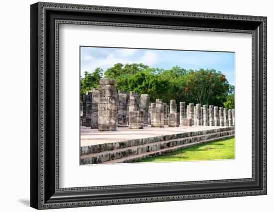 ¡Viva Mexico! Collection - One Thousand Mayan Columns - Chichen Itza-Philippe Hugonnard-Framed Photographic Print