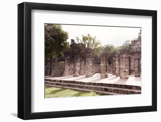 ¡Viva Mexico! Collection - One Thousand Mayan Columns IV - Chichen Itza-Philippe Hugonnard-Framed Photographic Print