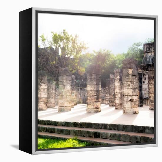 ¡Viva Mexico! Collection - One Thousand Mayan Columns V - Chichen Itza-Philippe Hugonnard-Framed Premier Image Canvas