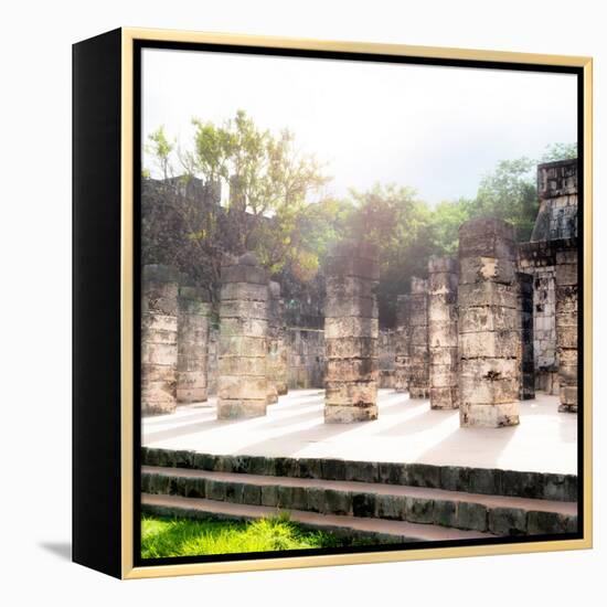 ¡Viva Mexico! Collection - One Thousand Mayan Columns V - Chichen Itza-Philippe Hugonnard-Framed Premier Image Canvas