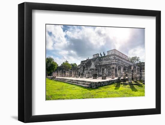 ¡Viva Mexico! Collection - One Thousand Mayan Columns VI - Chichen Itza-Philippe Hugonnard-Framed Photographic Print