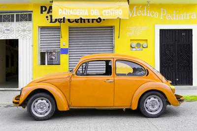Viva Mexico Collection Orange Volkswagen Beetle Car Ii Photographic Print Philippe Hugonnard Art Com