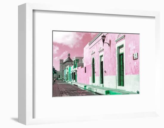 ¡Viva Mexico! Collection - Pink Campeche-Philippe Hugonnard-Framed Photographic Print