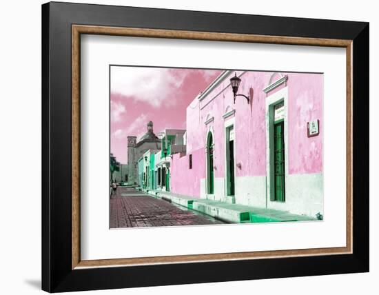 ¡Viva Mexico! Collection - Pink Campeche-Philippe Hugonnard-Framed Photographic Print