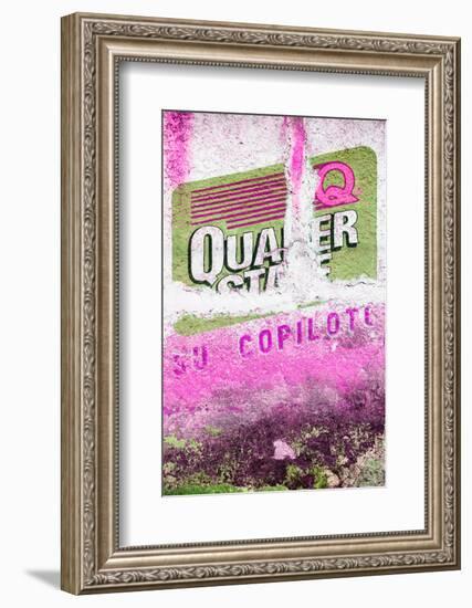 ¡Viva Mexico! Collection - Pink Grunge Wall-Philippe Hugonnard-Framed Photographic Print