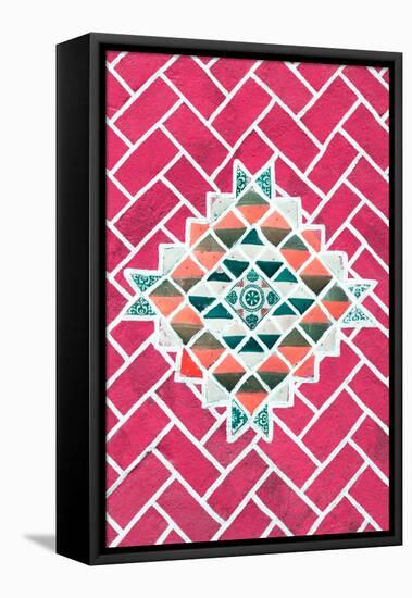 ¡Viva Mexico! Collection - Pink Mosaics-Philippe Hugonnard-Framed Premier Image Canvas