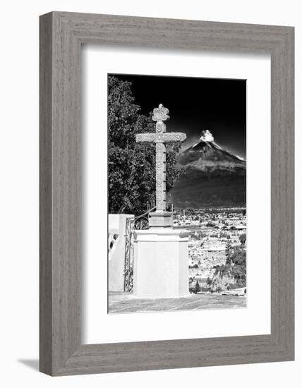 ¡Viva Mexico! Collection - Popocatepetl Volcano in Puebla IV-Philippe Hugonnard-Framed Photographic Print