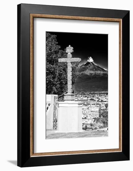 ¡Viva Mexico! Collection - Popocatepetl Volcano in Puebla IV-Philippe Hugonnard-Framed Photographic Print