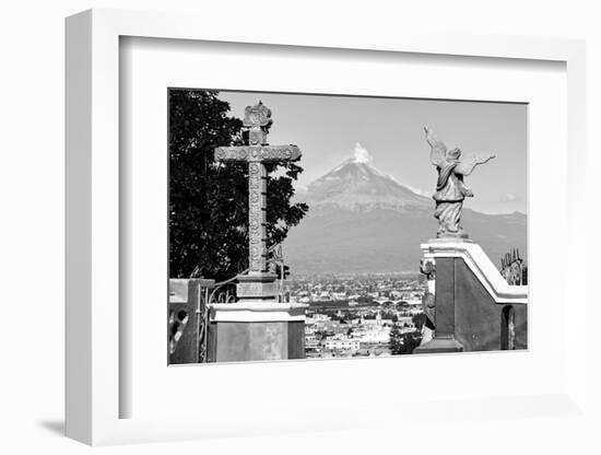 ¡Viva Mexico! Collection - Popocatepetl Volcano in Puebla V-Philippe Hugonnard-Framed Photographic Print