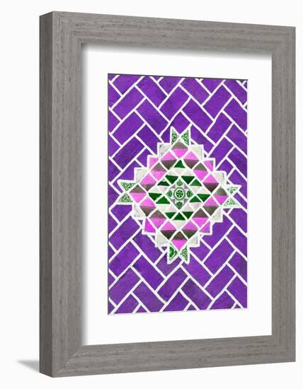 ¡Viva Mexico! Collection - Purple Mosaics-Philippe Hugonnard-Framed Photographic Print