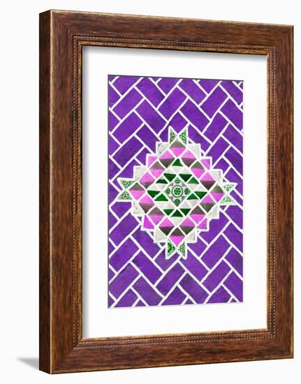 ¡Viva Mexico! Collection - Purple Mosaics-Philippe Hugonnard-Framed Photographic Print