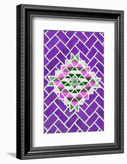 ¡Viva Mexico! Collection - Purple Mosaics-Philippe Hugonnard-Framed Photographic Print