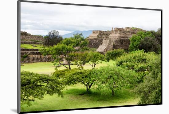 ¡Viva Mexico! Collection - Pyramid of Monte Alban-Philippe Hugonnard-Mounted Photographic Print