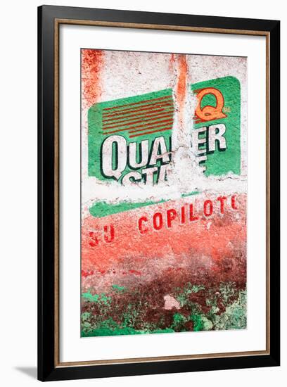 ¡Viva Mexico! Collection - Red Grunge Wall-Philippe Hugonnard-Framed Photographic Print