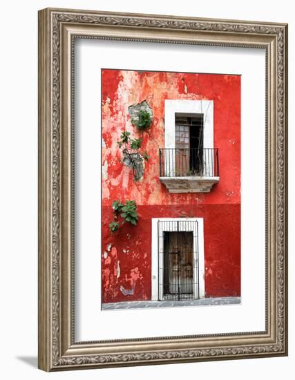 ¡Viva Mexico! Collection - Red Wall-Philippe Hugonnard-Framed Photographic Print