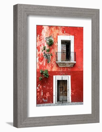 ¡Viva Mexico! Collection - Red Wall-Philippe Hugonnard-Framed Photographic Print