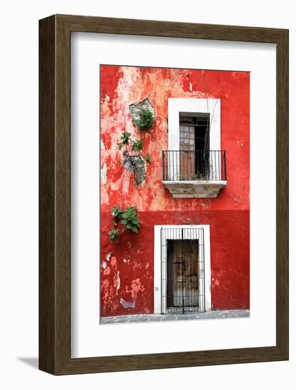 ¡Viva Mexico! Collection - Red Wall-Philippe Hugonnard-Framed Photographic Print