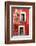 ¡Viva Mexico! Collection - Red Wall-Philippe Hugonnard-Framed Photographic Print