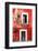 ¡Viva Mexico! Collection - Red Wall-Philippe Hugonnard-Framed Photographic Print