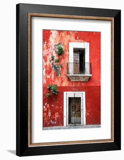 ¡Viva Mexico! Collection - Red Wall-Philippe Hugonnard-Framed Photographic Print