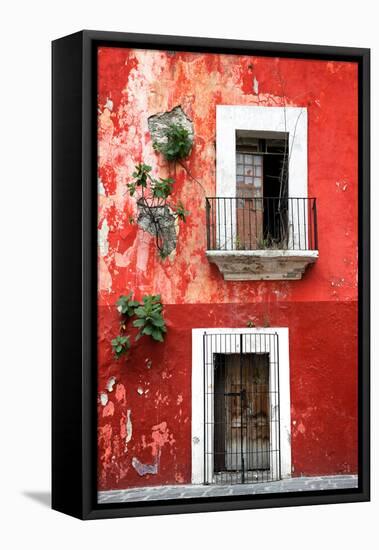 ¡Viva Mexico! Collection - Red Wall-Philippe Hugonnard-Framed Premier Image Canvas