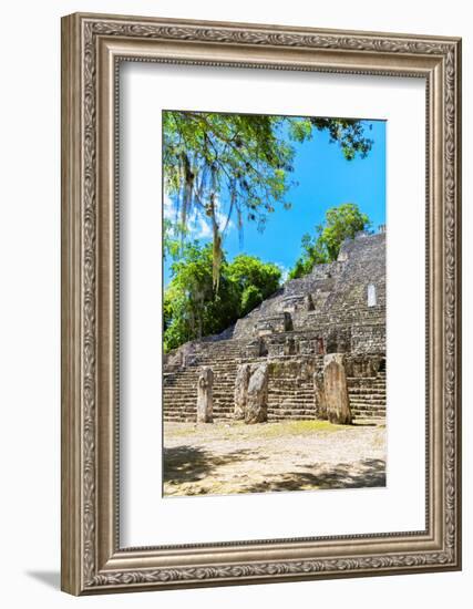 ¡Viva Mexico! Collection - Ruins of the ancient Mayan city of Calakmul II-Philippe Hugonnard-Framed Photographic Print