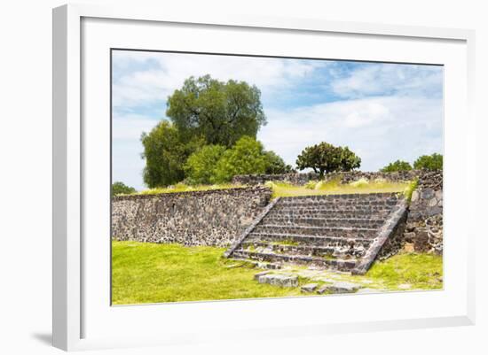 ¡Viva Mexico! Collection - Staircase Pyramid-Philippe Hugonnard-Framed Photographic Print