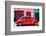 ¡Viva Mexico! Collection - The Red Beetle Car-Philippe Hugonnard-Framed Photographic Print