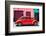 ¡Viva Mexico! Collection - The Red Beetle Car-Philippe Hugonnard-Framed Photographic Print