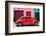 ¡Viva Mexico! Collection - The Red Beetle Car-Philippe Hugonnard-Framed Photographic Print