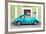 ?Viva Mexico! Collection - The Turquoise VW Beetle Car with Lime Green Street Wall-Philippe Hugonnard-Framed Photographic Print