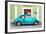 ?Viva Mexico! Collection - The Turquoise VW Beetle Car with Lime Green Street Wall-Philippe Hugonnard-Framed Photographic Print