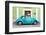 ?Viva Mexico! Collection - The Turquoise VW Beetle Car with Lime Green Street Wall-Philippe Hugonnard-Framed Photographic Print