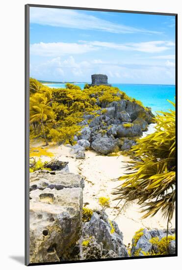 ¡Viva Mexico! Collection - Tulum Ruins along Caribbean Coastline III-Philippe Hugonnard-Mounted Photographic Print