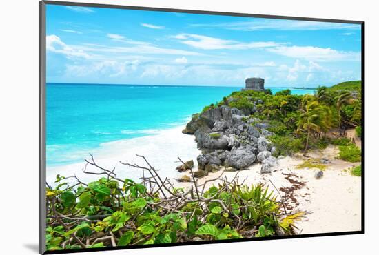 ¡Viva Mexico! Collection - Tulum Ruins along Caribbean Coastline IV-Philippe Hugonnard-Mounted Photographic Print