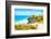 ¡Viva Mexico! Collection - Tulum Ruins along Caribbean Coastline V-Philippe Hugonnard-Framed Photographic Print