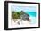 ¡Viva Mexico! Collection - Tulum Ruins along Caribbean Coastline VI-Philippe Hugonnard-Framed Photographic Print