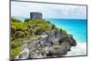 ¡Viva Mexico! Collection - Tulum Ruins along Caribbean Coastline - Yucatan-Philippe Hugonnard-Mounted Photographic Print