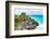 ¡Viva Mexico! Collection - Tulum Ruins along Caribbean Coastline - Yucatan-Philippe Hugonnard-Framed Photographic Print