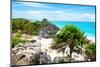 ¡Viva Mexico! Collection - Tulum Ruins along Caribbean Coastline-Philippe Hugonnard-Mounted Photographic Print