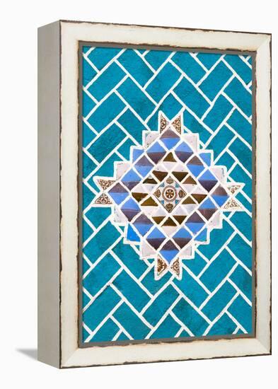 ¡Viva Mexico! Collection - Turquoise Mosaics-Philippe Hugonnard-Framed Premier Image Canvas