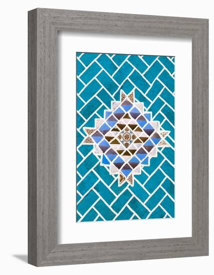 ¡Viva Mexico! Collection - Turquoise Mosaics-Philippe Hugonnard-Framed Photographic Print