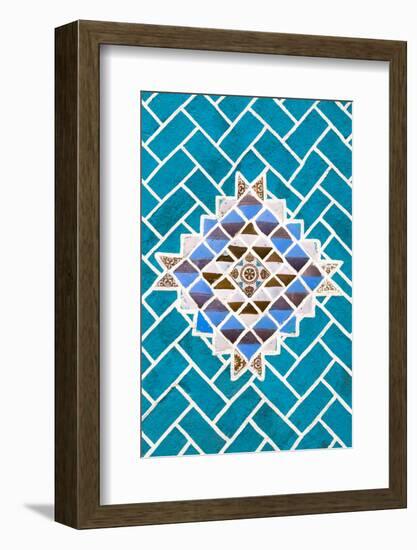 ¡Viva Mexico! Collection - Turquoise Mosaics-Philippe Hugonnard-Framed Photographic Print