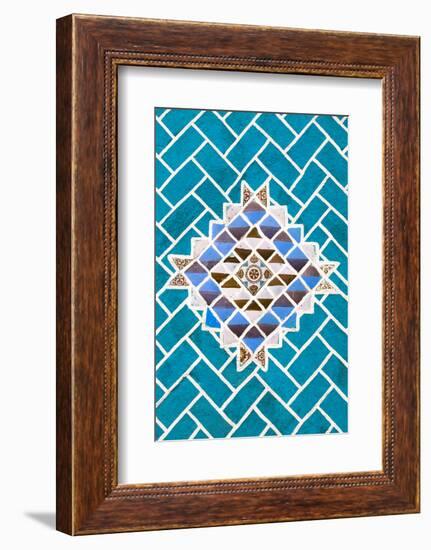 ¡Viva Mexico! Collection - Turquoise Mosaics-Philippe Hugonnard-Framed Photographic Print