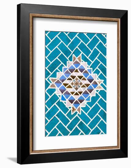 ¡Viva Mexico! Collection - Turquoise Mosaics-Philippe Hugonnard-Framed Photographic Print