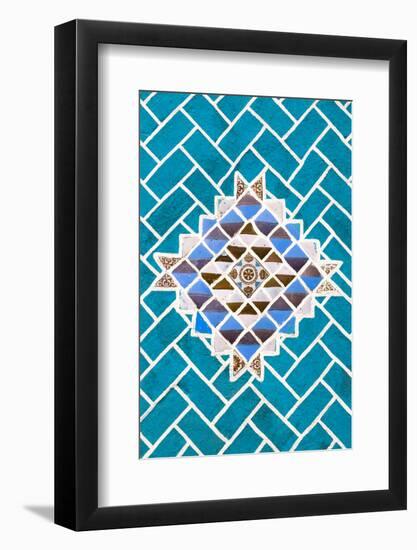 ¡Viva Mexico! Collection - Turquoise Mosaics-Philippe Hugonnard-Framed Photographic Print