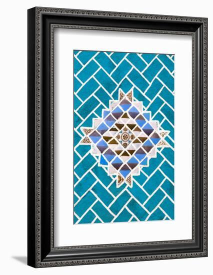 ¡Viva Mexico! Collection - Turquoise Mosaics-Philippe Hugonnard-Framed Photographic Print