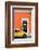 ¡Viva Mexico! Collection - Volkswagen Beetle Car - Orange & Gold-Philippe Hugonnard-Framed Photographic Print