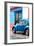 ¡Viva Mexico! Collection - VW Beetle Car and Blue Wall-Philippe Hugonnard-Framed Photographic Print